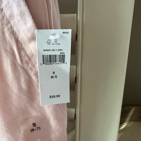 Gap Kids Pull-On Cargo Joggers pink New Size S 6-7 - Picture 3 of 11